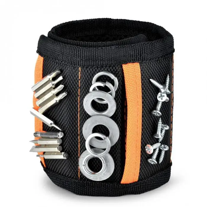 Супер магнитные браслеты магниты удерживающие инструменты мужской женский дышащий ремешок пикапа ремонтные инструменты-KK