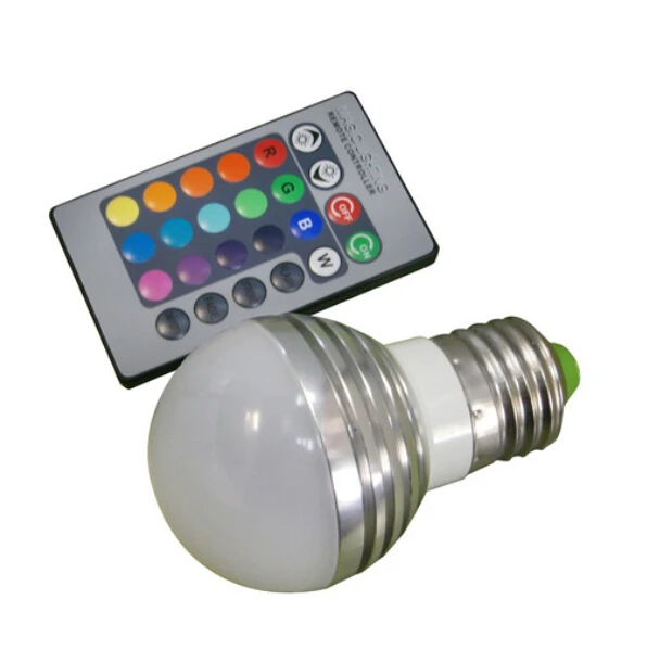 

AC85V-265V E27 E14 dimmer LED RGB Bulb Candle lamp LED RGB Spot light magic Holiday lighting