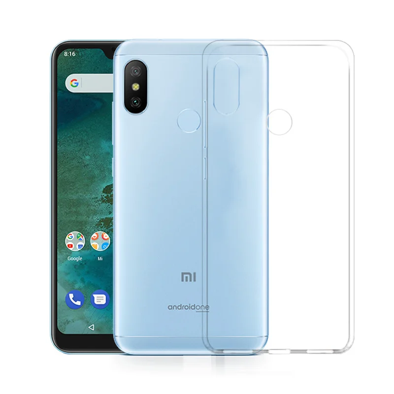 Mi A2 Lite чехол mi силиконовый противоударный мягкий для телефона Xiaomi A1 задняя крышка