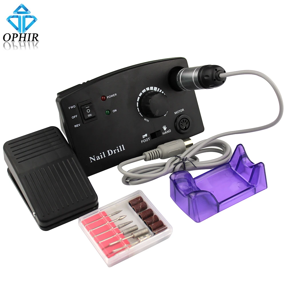 Ophir Pro 30000rpm Electric Nail Drill Machine File Bits Ophir Pro 30000rpm Electric Nail Drill Machine File Bits Manicure Pedicure Kits Professional Tools 220v 110v Kd146b In Drills