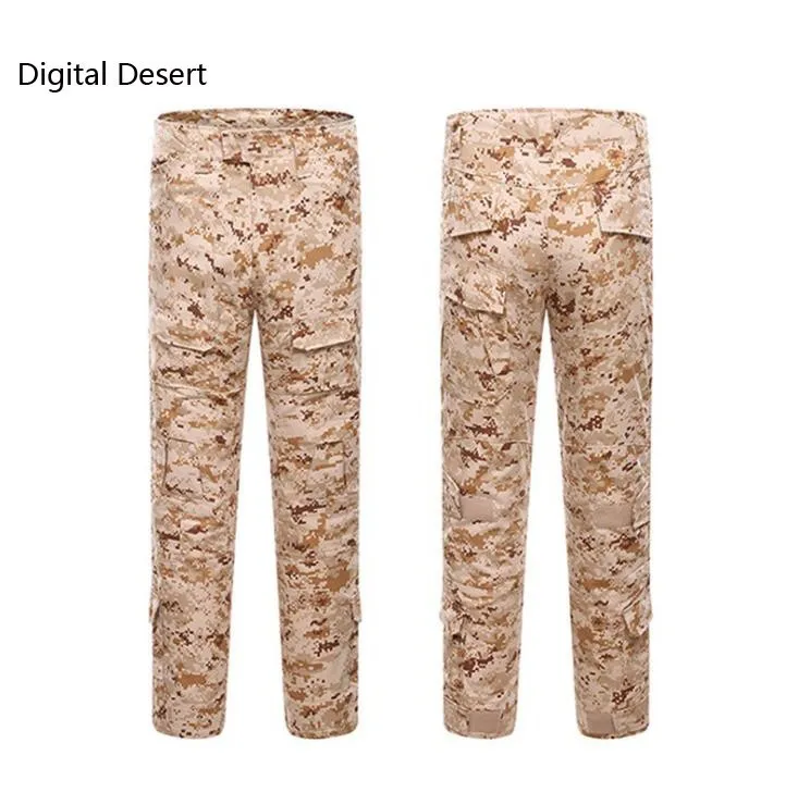 Digital Desert Открытый Pro военный тактический камуфляж Кемпинг походные брюки мужские армейские рип-стоп спортивные штаны анти-пиллинг боевые брюки - Цвет: Digital Desert
