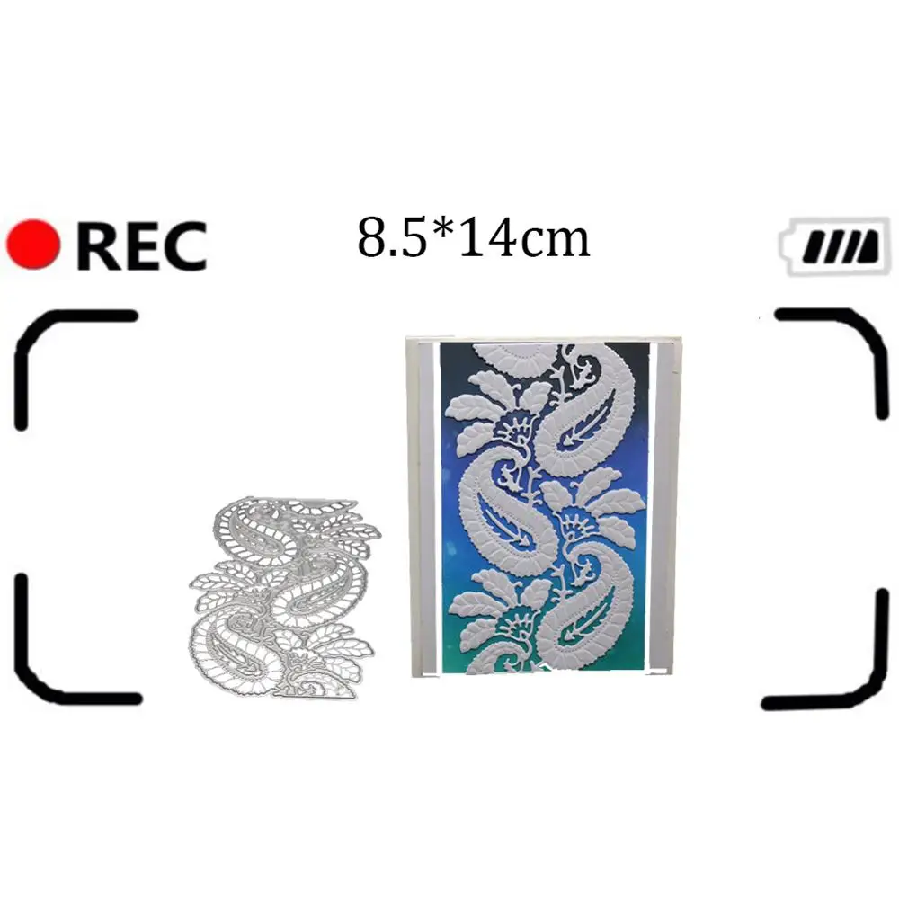 

Scrapbooking Greeting Card edge Lace Hollow Border Metal Cutting Dies Stencil Frame Embossing Template DIY new