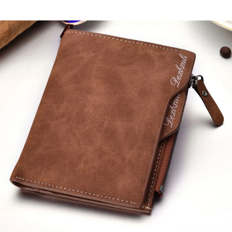 

2019 Mens Leather Business Soft Wallet Pocket Credit Card Holder