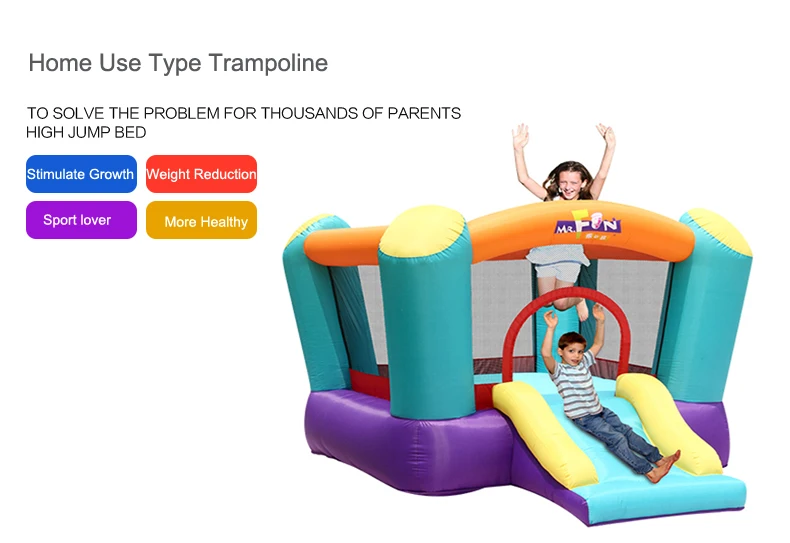 Free Shipping Child Inflatable Bouncer Home Sport Trampoline - 
