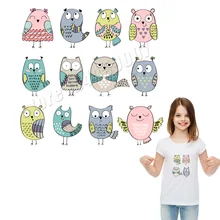 Набор птицы патч ручной работы с украшением на выбор одежда из железа на теплопередачи печати A-Level наклейки моющиеся Parches для детей