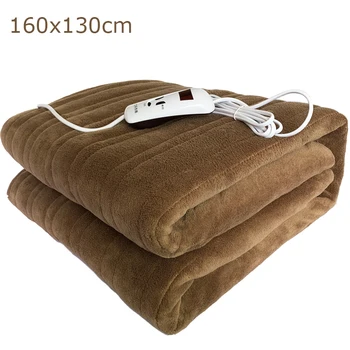 

Waterproof Electric winter plush thermal Blanket Double 220V Heated Blanket Mat Single-control Dormitory Bedroom Heating Carpet