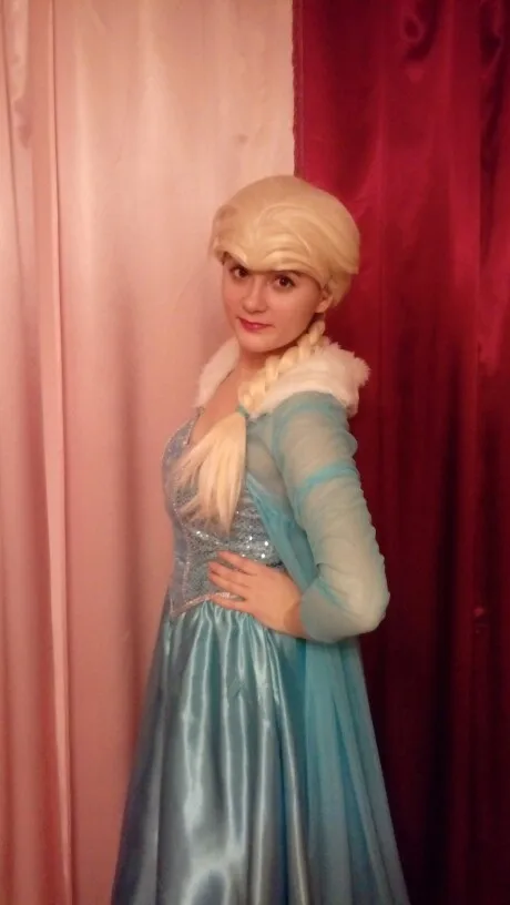 Adult Anna Elsa Princess Queen fantastic Dress Cosplay Costume Party Queen Dress Halloween Masquerade Costume Fairy (21)