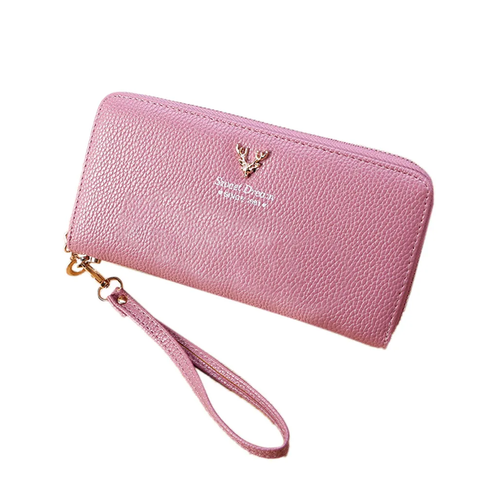 

OCARDIAN Wallets For Women Long Fashion Brand Leather Women Wallet Fashion Zipper Women's Purses Wallet in Women's Purses 94173