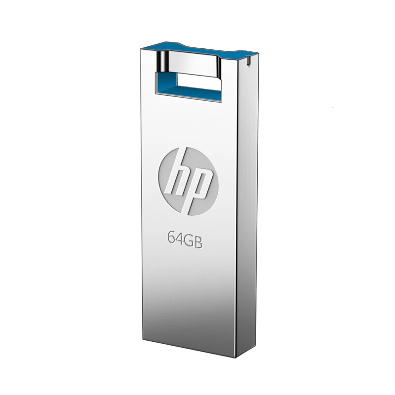 Hp USB флэш-накопитель 16 ГБ 32 ГБ 64 ГБ v295w металлический круг USB флеш-накопитель U диск на ключе дропшиппинг Флешка 32 Гб