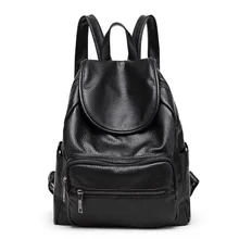 Frauen pu-leder doppel umhängetasche mode rucksack praktische große kapazität tasche