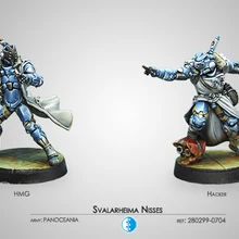 [Лоонг путь миниатюры] корвус Belli Бесконечность 0704 SVALARHEIMA NISSES 32 мм Металл Миниатюрный