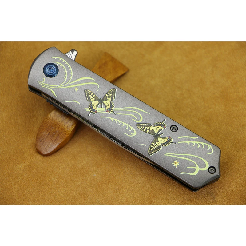 LOVOCOO CM83 Флиппер Складной нож 440c лезвие стальная ручка подарок Открытый Отдых Охота Карманные Ножи EDC инструменты для альпинизма