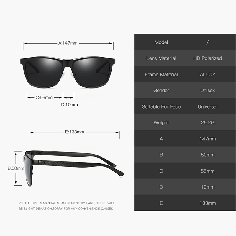 KEITHION Polarized Sunglasses Men Aluminium Magnesium Square Frame Eyewear Ourtdoor Driving Mirrored Anti Glare Sun Glasses