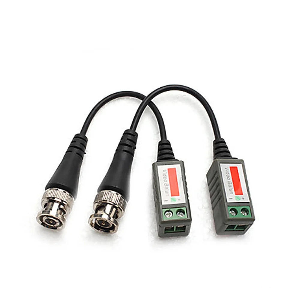 

10pair 20pcs Twisted Video Balun passive Transceivers CCTV DVR camera BNC Cat5 CCTV UTP Video Balun up to 3000ft Range