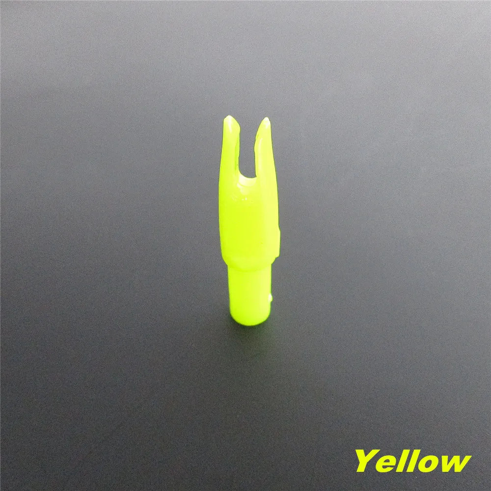 archery arrow nocks yellow (4)