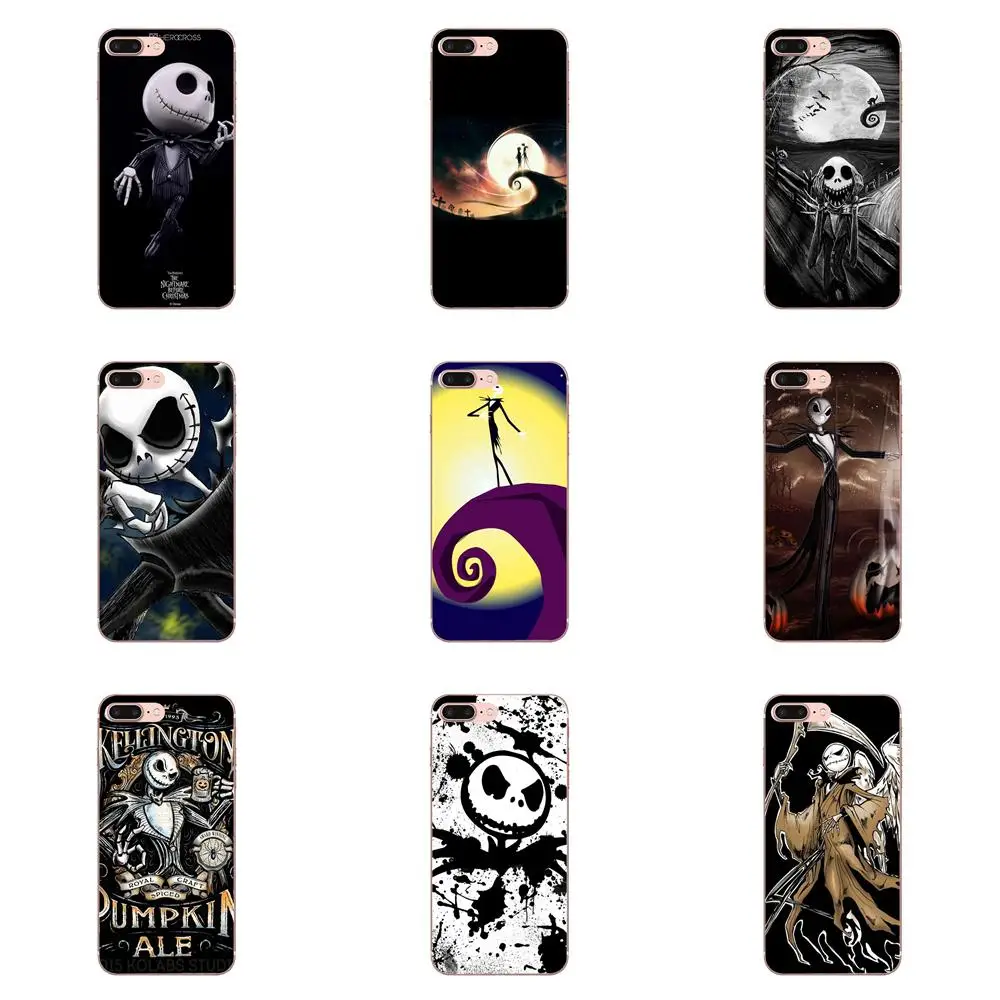 Tim Burton Nightmare Before Christmas Shell For Xiaomi Mi3 Mi4 Mi4C Mi4i Mi5 Mi 5S 5X 6 6X A1 Max Mix 2 Note 3 4 Soft TPU Case | Мобильные