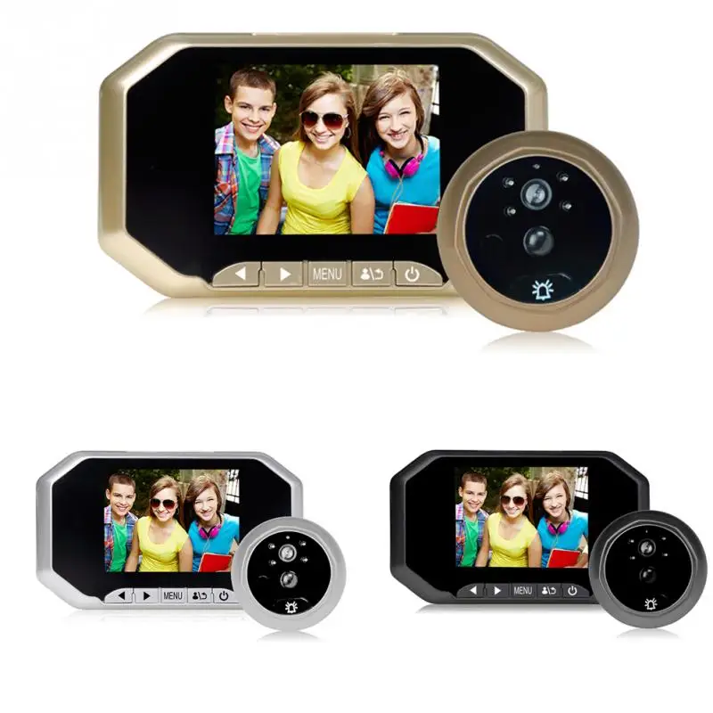 

3.5inch Luxury high-definition display screen Wireless Video Doorbell Phone Intercom Camera Monitor Home Security protect guard