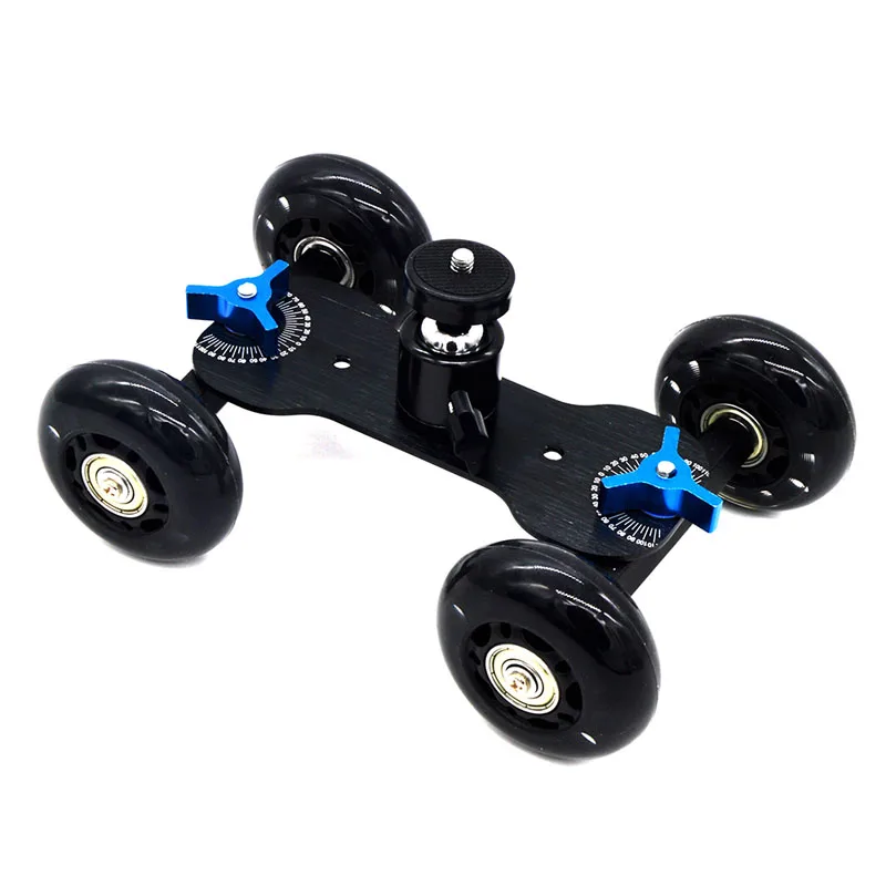 Desktop DSLR Camera Video Wheels Rail Rolling Track Slider Car Skate Glide Toy @JH