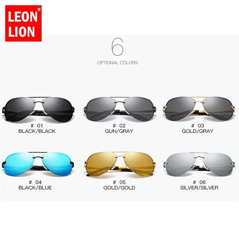 LeonLion 2020 поляризованные солнцезащитные очки для вождения мужские брендовые