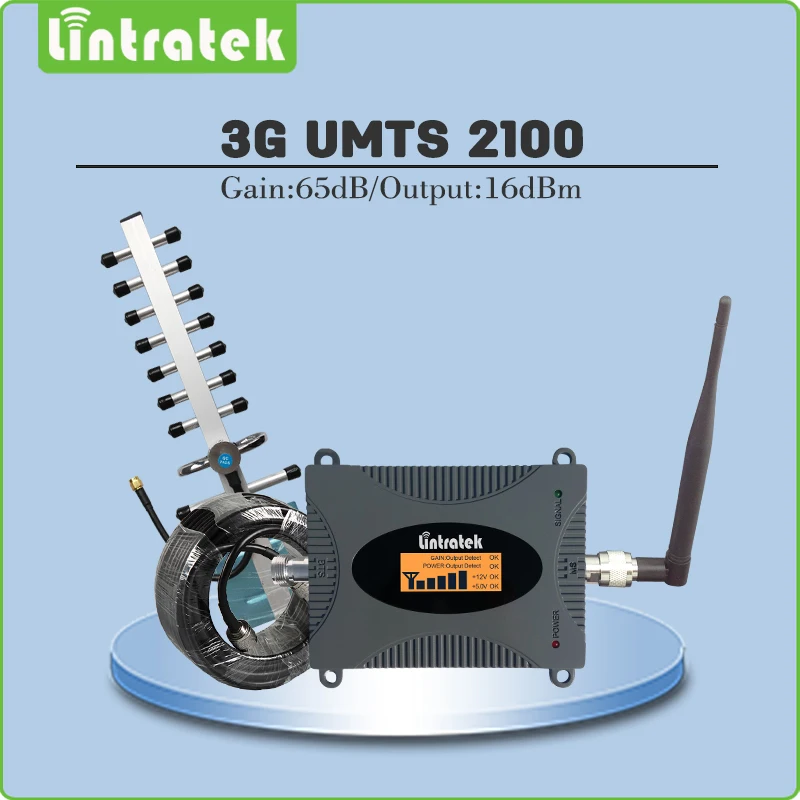 65dB UMTS 2100MHz (LTE Band 1) Mobile Signal Repeater 3G