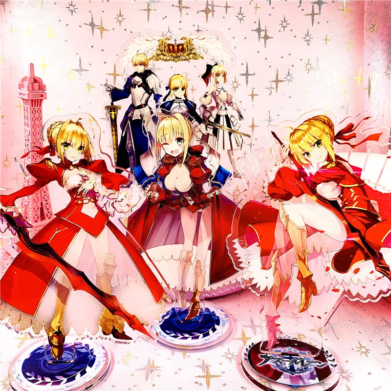 Аниме Fate Grand для FGO Миямото Мусаси Saber Altria фигурка на акриловой подставке