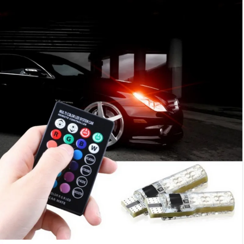 

T10 w5w 194 RGB CANBUS car clearance for 2001 2002 2003 2004 2005 2006 Mazda Tribute Map Dome For Ford Focus 2 Car Styling