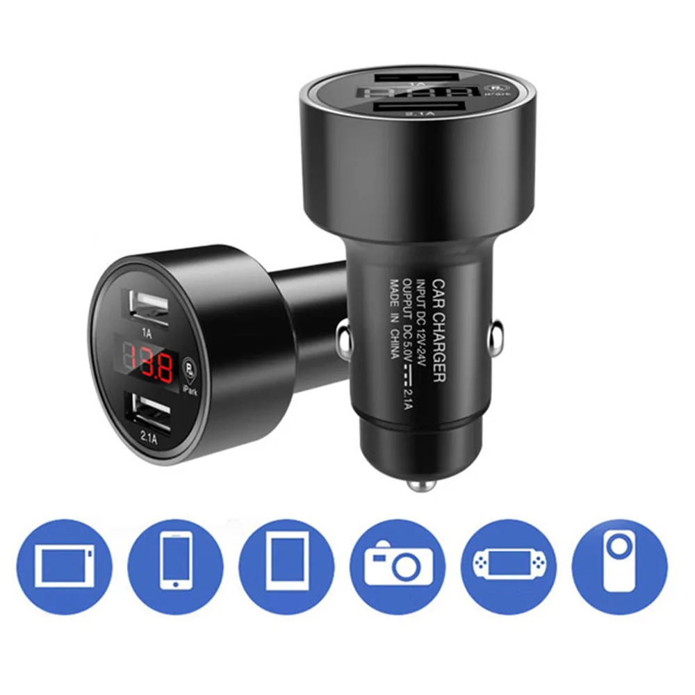 سيارة GPS المقتفي محدد الوقت الحقيقي جهاز تعقب المزدوج USB 2 في 1 شاحن سيارة بطارية الجهد كشف