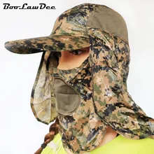 Boolawdee красивые камуфляжные для отдыха лес Шапка Трансформер одежда полиэстер 360 градусов Полная защита лоскутное Регулируемая M150A