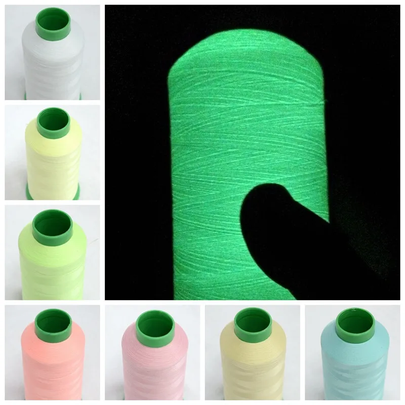 

1pc Glow In the Dark Machine Sewing Embroidery Thread Filament Nylon 1000Y Each Spool 150D/2 Apparel Sewing Fabric GPD8198