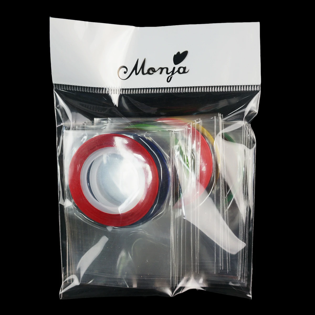 Monja 30 рулонов 1 мм дизайн ногтей французские наконечники клейкая лента в полоску линии наклейки, декоративный элемент для рукоделия