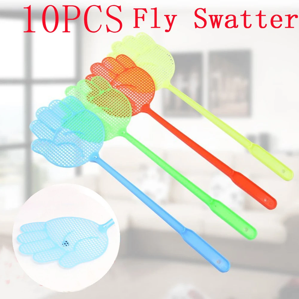 

2/10PCS Plastic Telescopic Extendable Fly Swatter Prevent Pest Mosquito Tool Mosquito Killer Pest Control Mosquito Fly Swatter