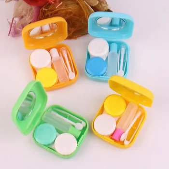 

Easy Carry 1PC Random Color Travel Glasses Contact Lenses Box Contact Lens Case For Eyes Care Kit Holder Container Gift