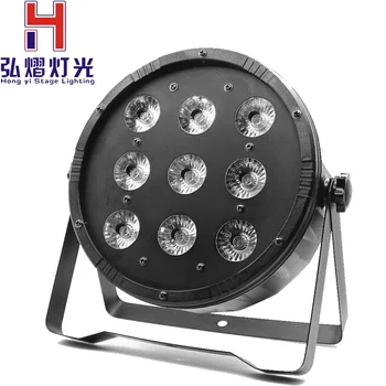 

dj lights DMX 7 Channels LED Flat Par wash Lighting 9x12W RGBW 4IN1 high quality directly dj truss