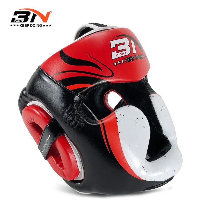 

BN Peking Opera Muay Thai MMA Boxing Helmet Kids Adults Grappling Martial Arts Headgear Protector Wushu Training Equipment DBE