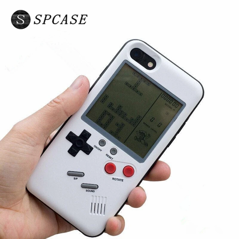 SPCASE Tetris Gameboy Phone Cases for Apple iPhone X 6