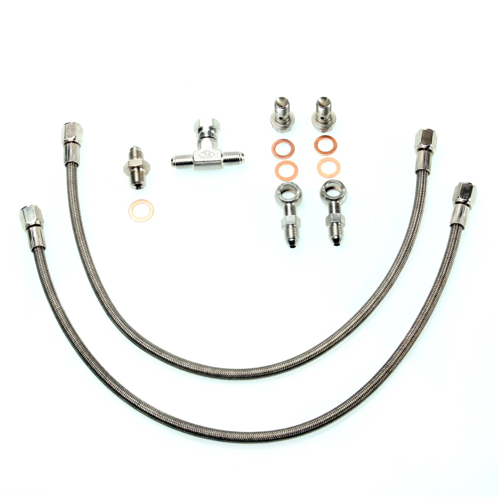 Kinugawa Turbo Oil Feed Line Kit for Nissan GT R RB26DETT for Garrett GT25R GT28R GT2530 Ball