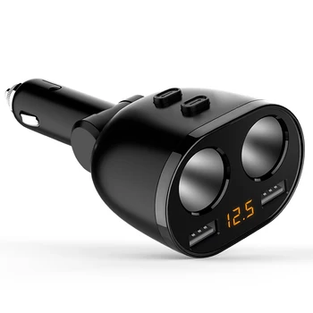 

Car Cigarette Lighter with Dual USB Charger 5V 3.6A Quick Charge Dual USB Port LED Display Phone Adapter Car Voltage Diagnostic