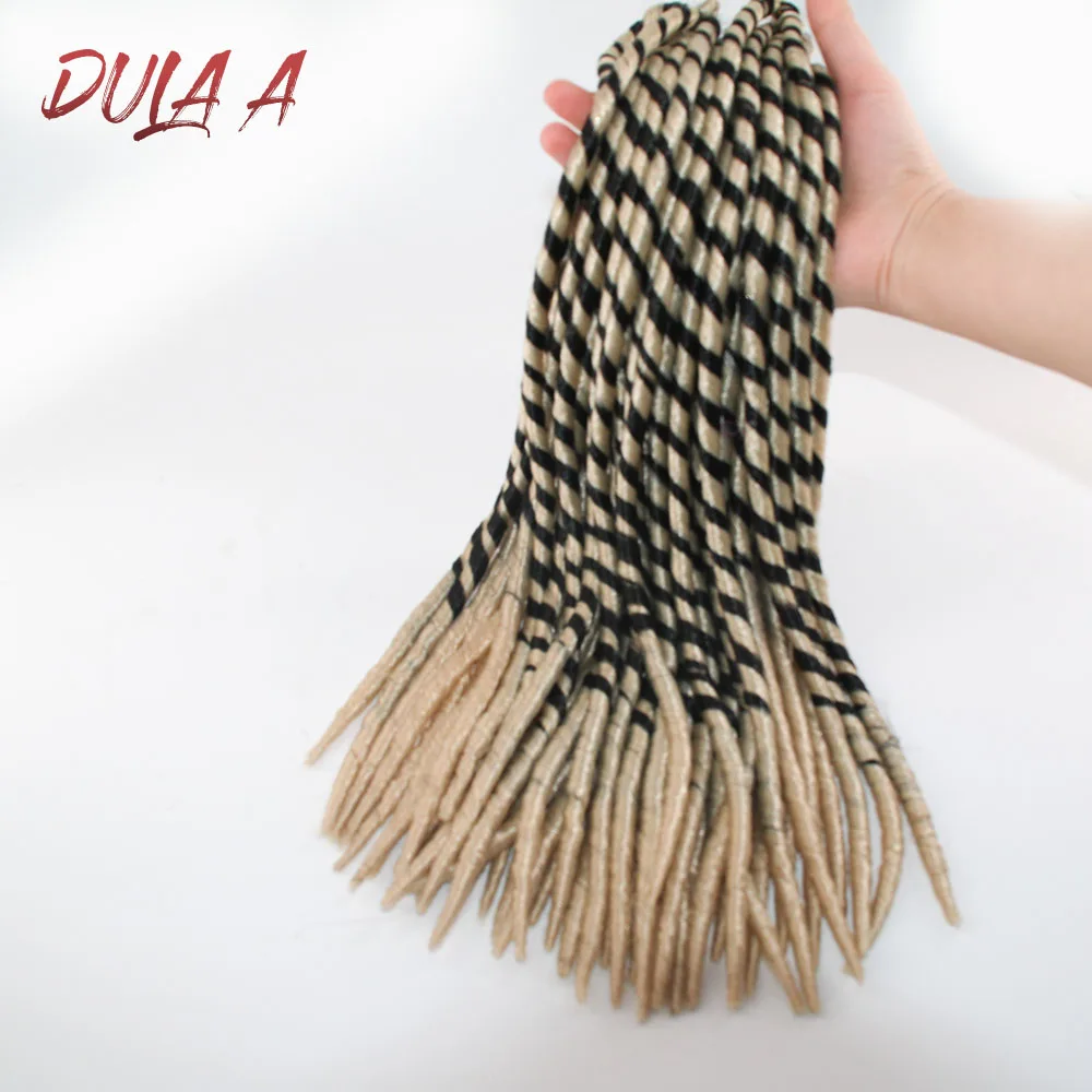 Dula A 18 дюймов 100 г/упак. синтетические косички для наращивания плетение волос афро