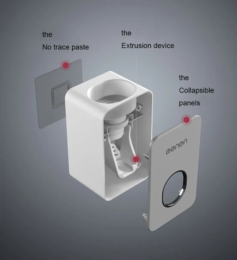 Автоматическая настенная подставка диспенсер для зубной пасты пыленепроницаемый держатель для зубной пасты и для зубной щетки соковыжималки набор аксессуаров для ванной комнаты