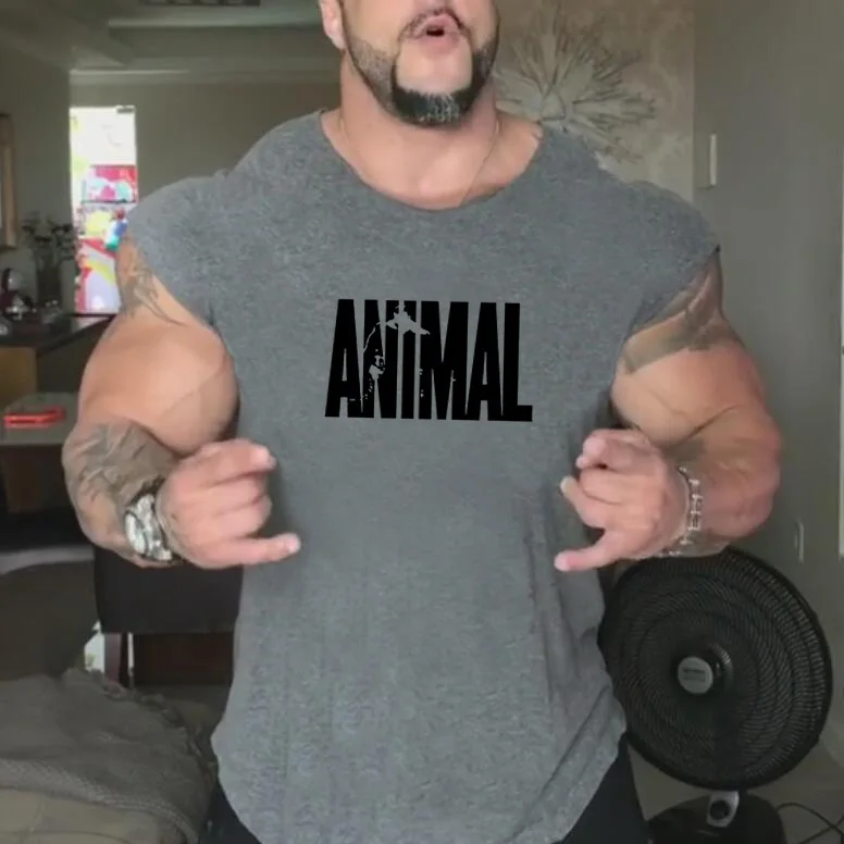 

2018 Gyms Workout Sleeveless Shirt Tank Tops Men Bodybuilding Clothing Fitness Mens Sportwear Vests Muscle Men Tanktop