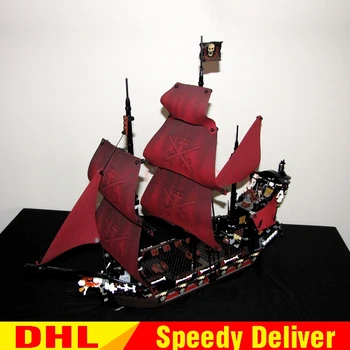 

LP 16009 1151Pcs Pirates The Caribbean Queen Anne's Reveage Model Building Kit Set Blocks Brick LPing Toys Gift Clone 4195
