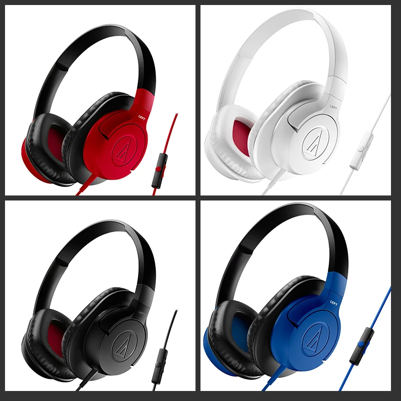Оригинальные проводные наушники Audio Technica ATH AX1iS с пультом дистанционного