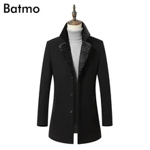 Batmo Новое поступление зимнее высококачественное шерстяное умное повседневное пальто для мужчин, мужское зимнее пальто, мужские куртки QH1803