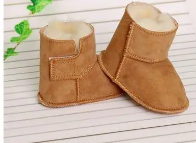 

2019 new genuine leather winter super warm snow boot fur baby girls boys boots