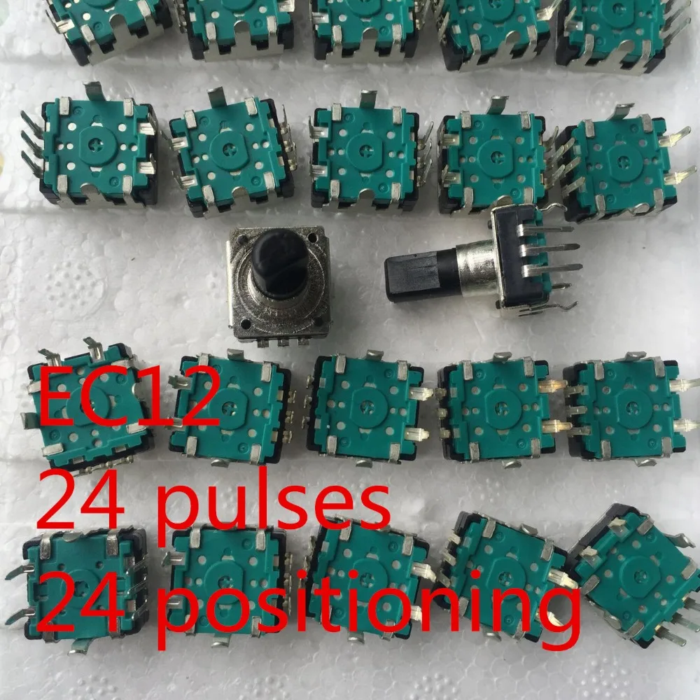 2PCS/LOT ALPS alpine EC12E2424407 encoder with switch EC12E2444400 shaft length 15MM | Обустройство дома