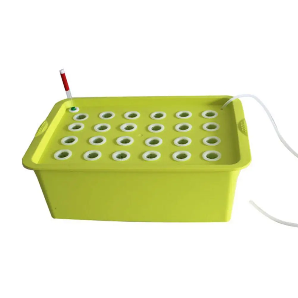 

LanLan 24 Holes Site Hydroponic Box Kit for Planters Seedling Vegetables Growing