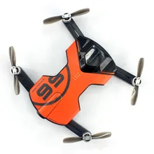 WINGSLAND S6 Smart Pocket FPV Drone Unmanned Aircraft UAV Quadcopter With 4K HD Camera Controlled By Phone Orange