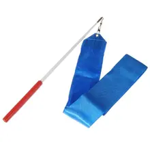 Тренажерный зал танцевальная лента Ритмическая гимнастика стример стержень дубинка вертела