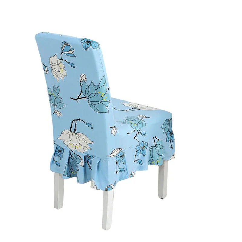 4Pcs/Lot Chair Covers Spandex Dining Room Chair Seat Cover Elastic Chair Slipcover Seat Chair Case Protector Housse de Chaise