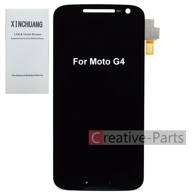 

Original LCD For Motorola G4 XT1626 Black Color With Touch Glass Digitizer Assembly Display Screen Replacement Part